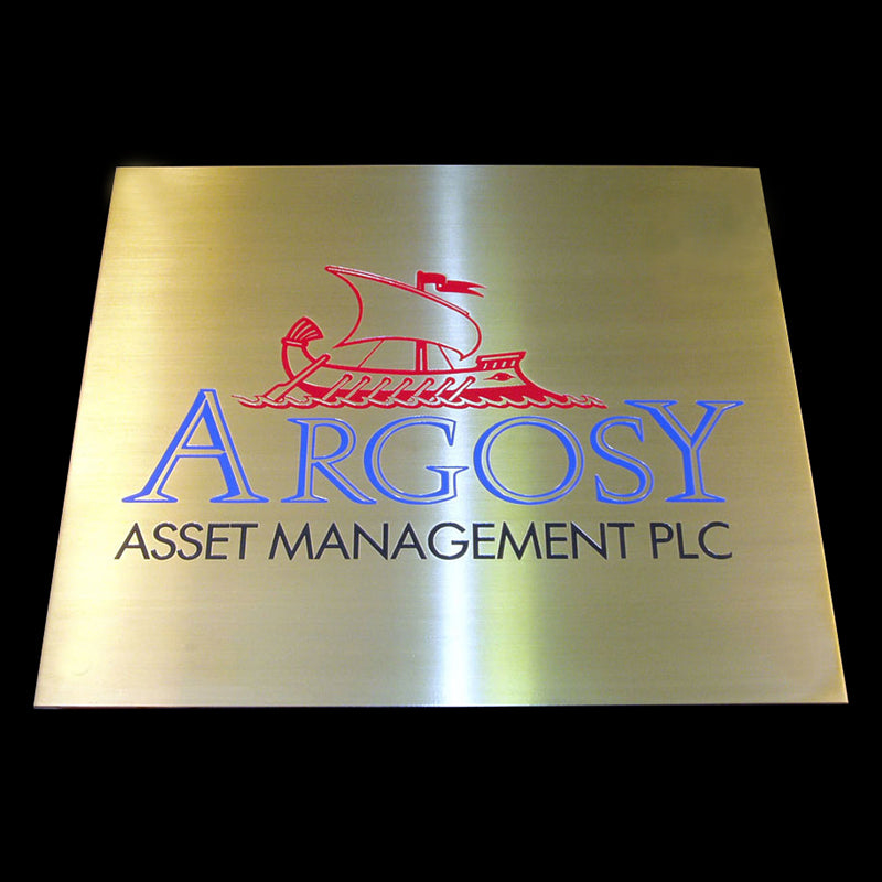 Polished Brass Plaque