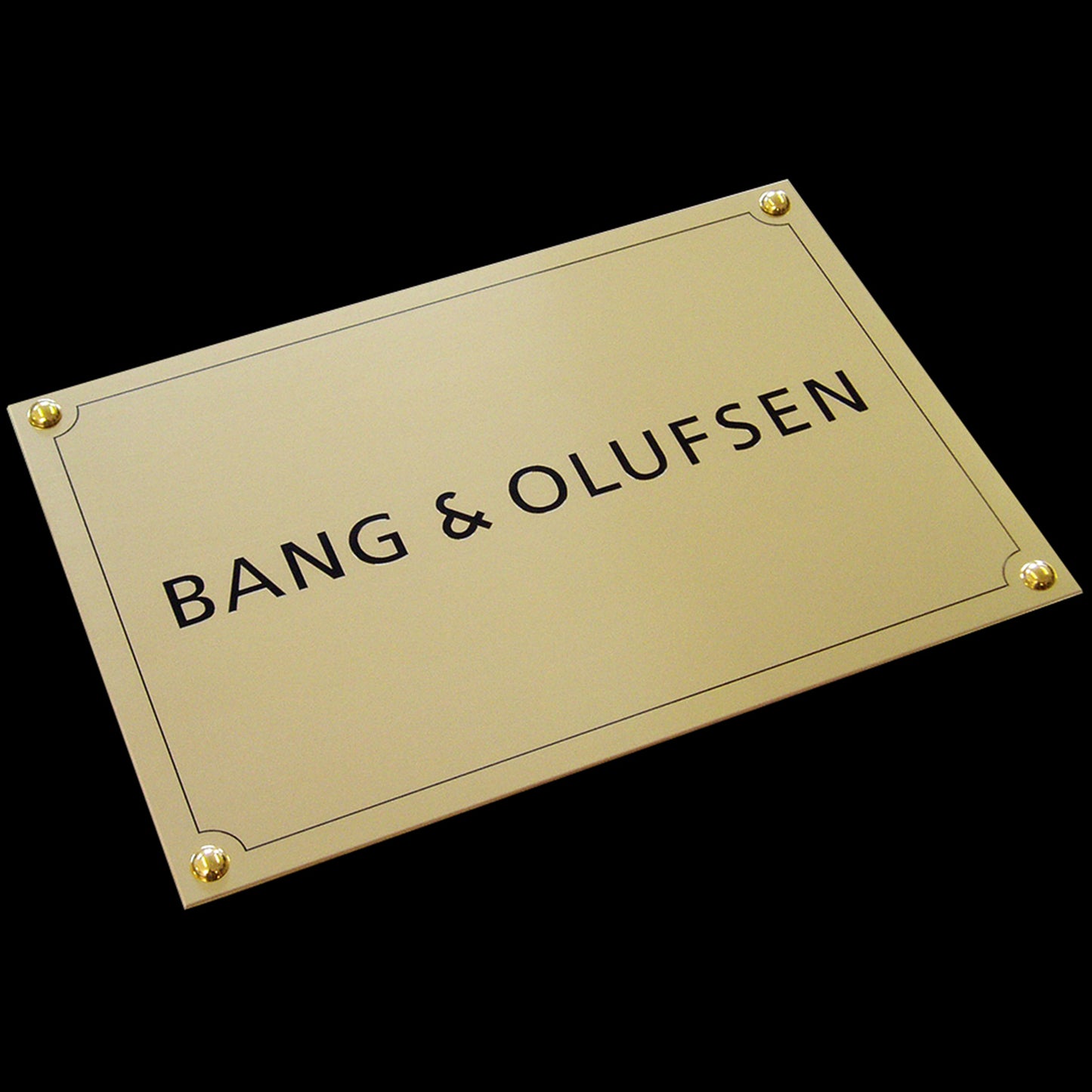 Polished Brass Plaque 7
