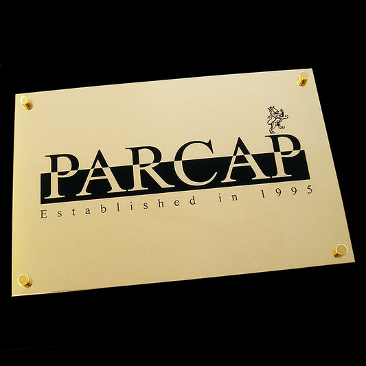 Polished Brass Plaque 5