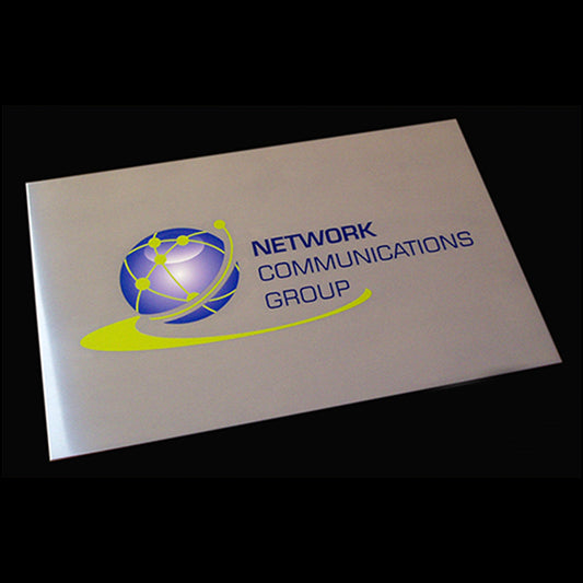 Brushed Stainless Steel Plaque 4