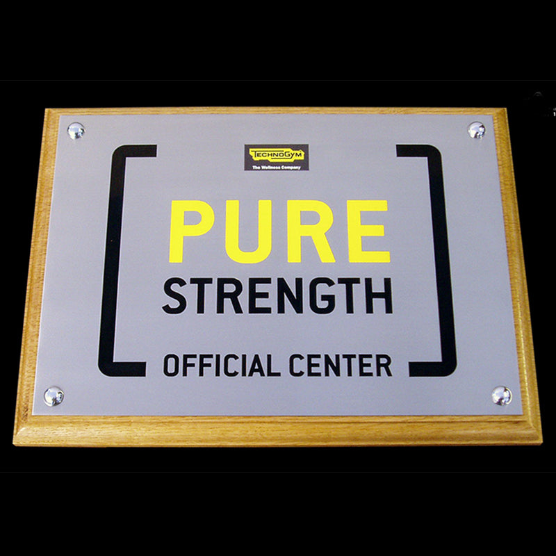 Brushed Stainless Steel Plaque 3