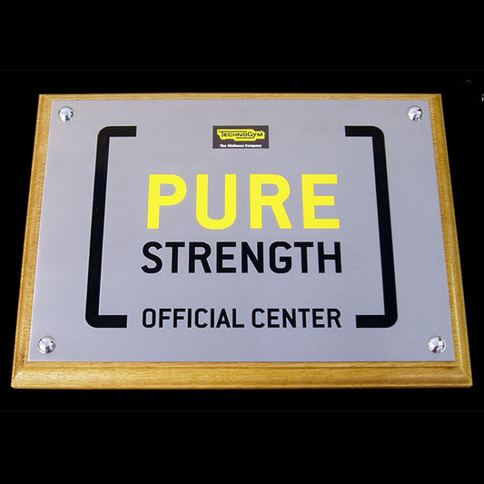 Brushed Stainless Steel Plaque 3